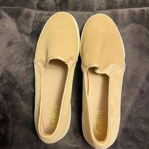 Keds Double Decker Suede Cream Shoes Size 11w